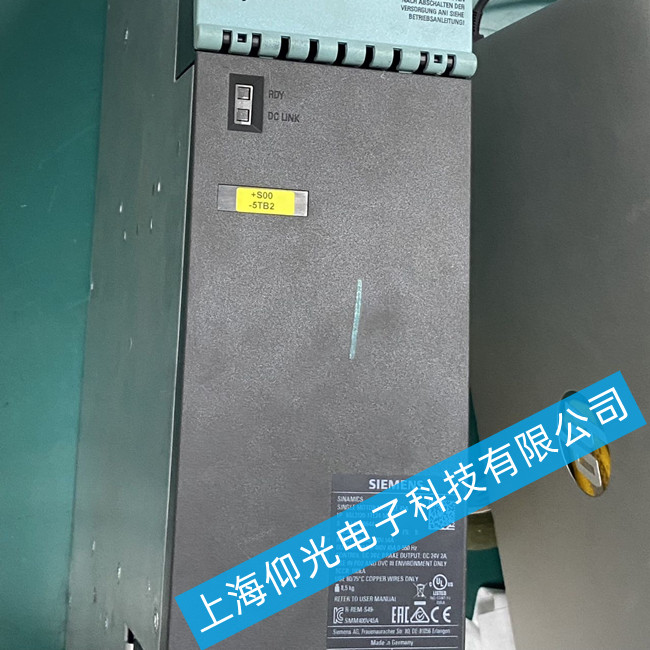 維修西門子伺服驅動器模塊損壞-S120系列報警顯示A07200故障維修方法